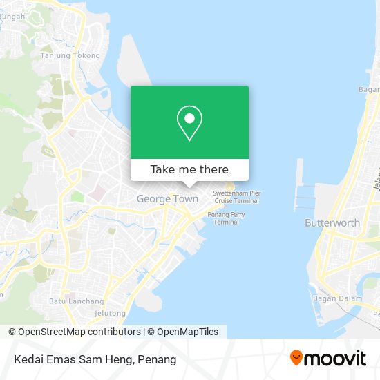 Peta Kedai Emas Sam Heng
