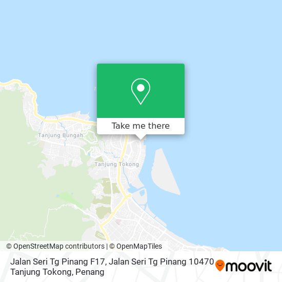 Peta Jalan Seri Tg Pinang F17, Jalan Seri Tg Pinang 10470 Tanjung Tokong