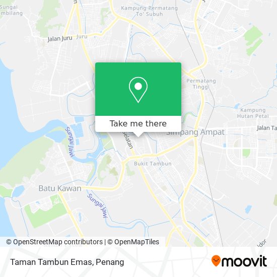 Taman Tambun Emas map