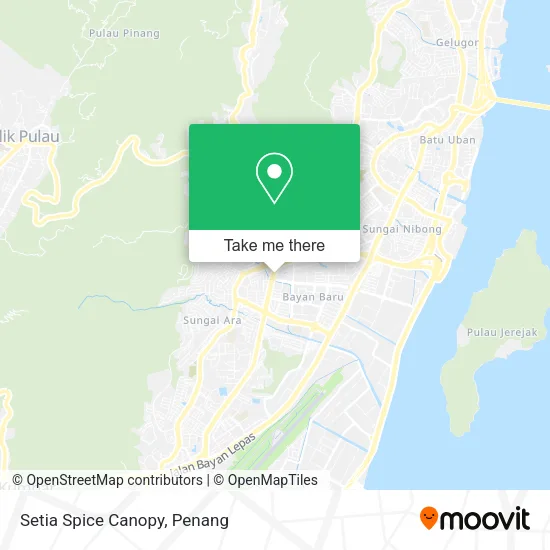 Setia Spice Canopy map