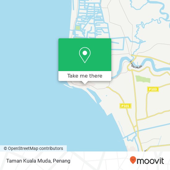 Peta Taman Kuala Muda
