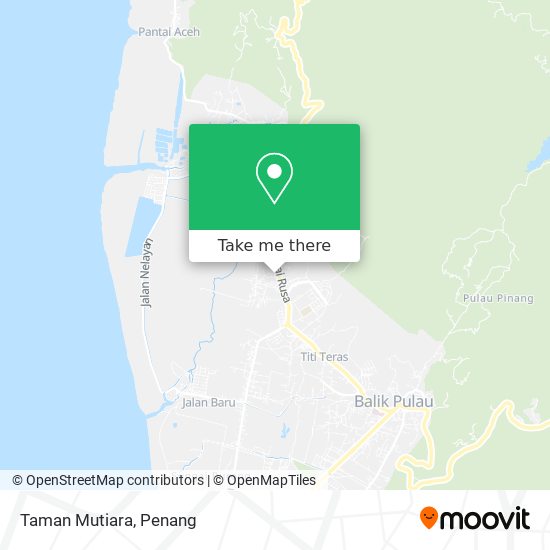 Taman Mutiara map