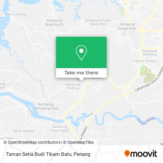 Peta Taman Setia Budi Tikam Batu