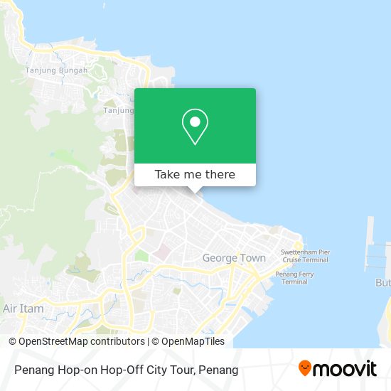 Penang Hop-on Hop-Off City Tour map