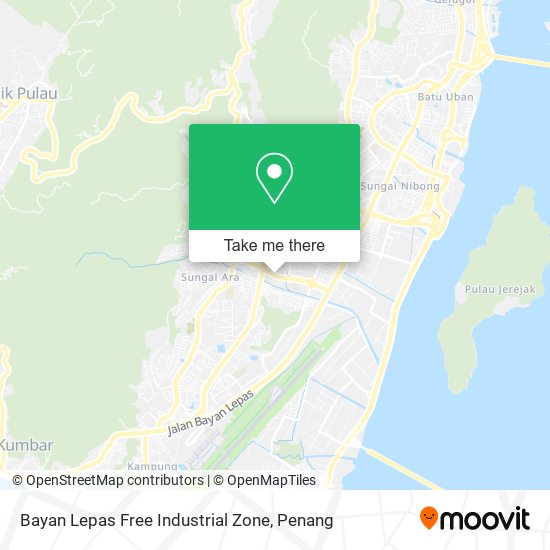 如何坐公交去pulau Pinang的bayan Lepas Free Industrial Zone Moovit