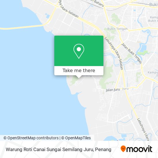 Peta Warung Roti Canai Sungai Semilang Juru