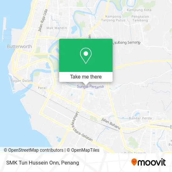 SMK Tun Hussein Onn map