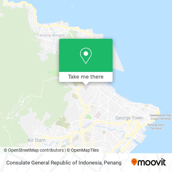 Consulate General Republic of Indonesia map