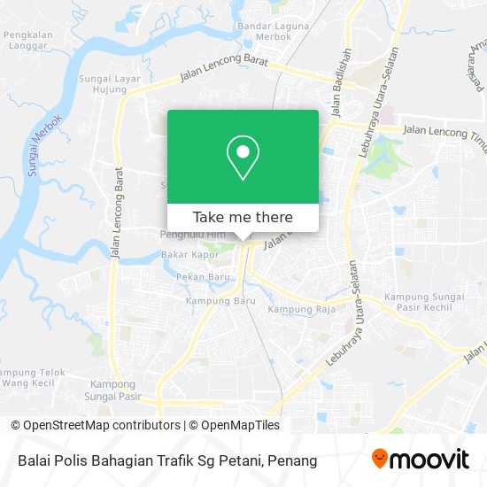 Balai Polis Bahagian Trafik Sg Petani map