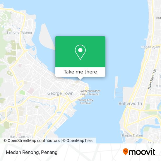 Medan Renong map