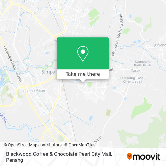Blackwood Coffee & Chocolate Pearl City Mall map