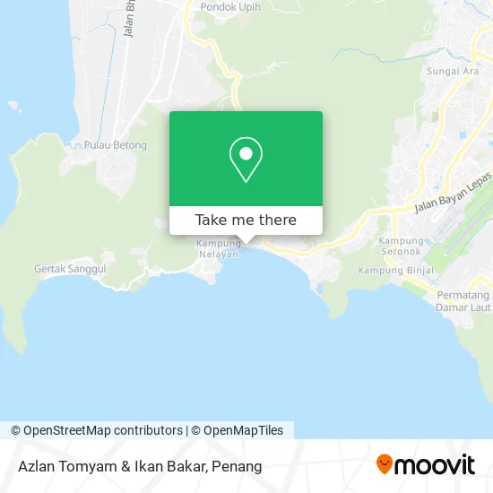 Azlan Tomyam & Ikan Bakar map