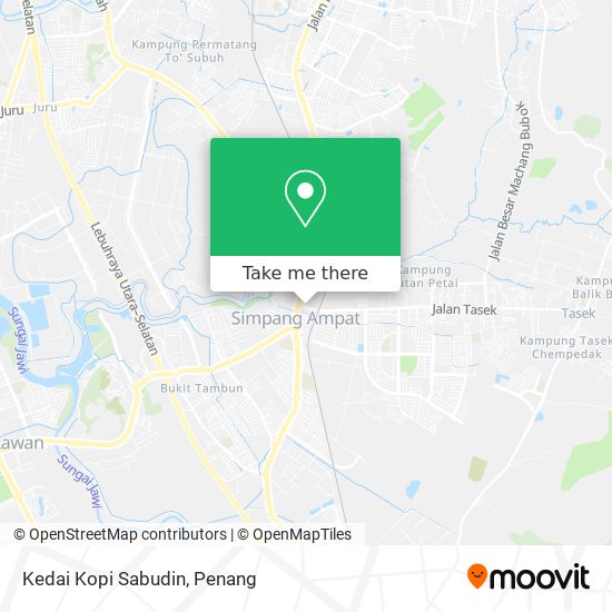 Kedai Kopi Sabudin map