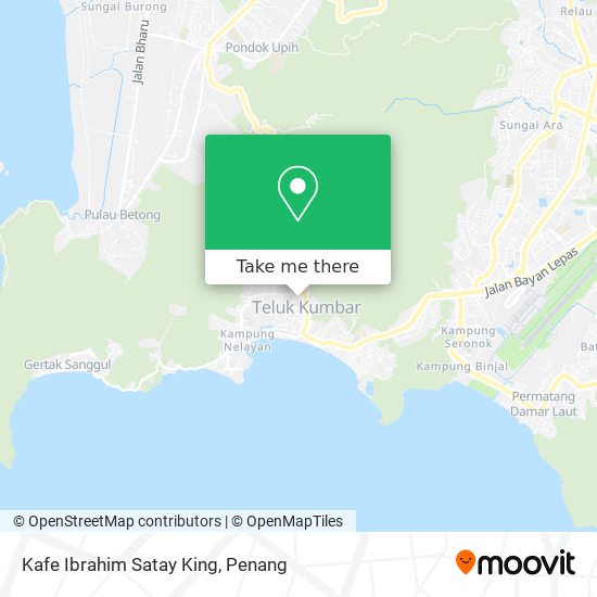 Kafe Ibrahim Satay King map