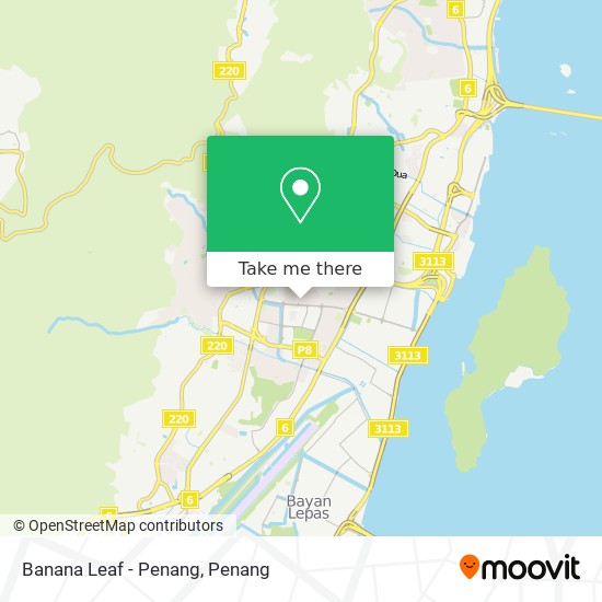 Peta Banana Leaf - Penang