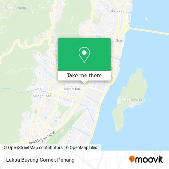 Laksa Buyung Corner map