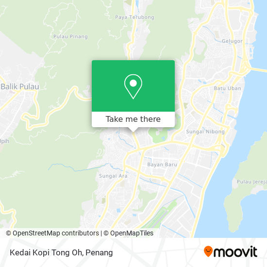 Kedai Kopi Tong Oh map