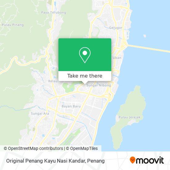 Peta Original Penang Kayu Nasi Kandar