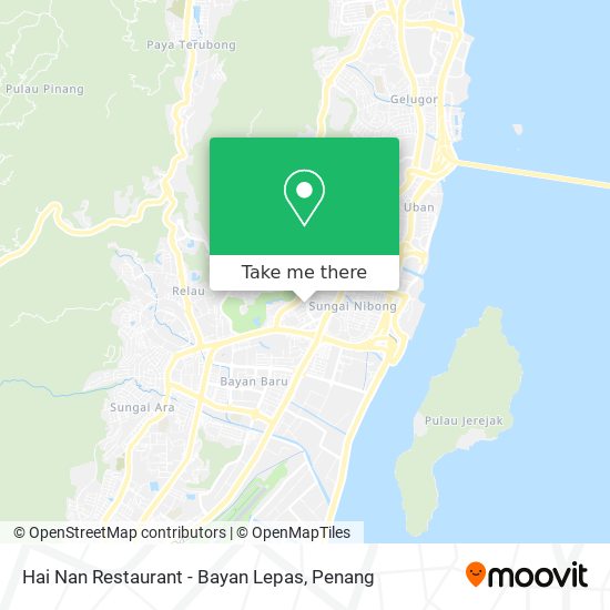Hai Nan Restaurant - Bayan Lepas map