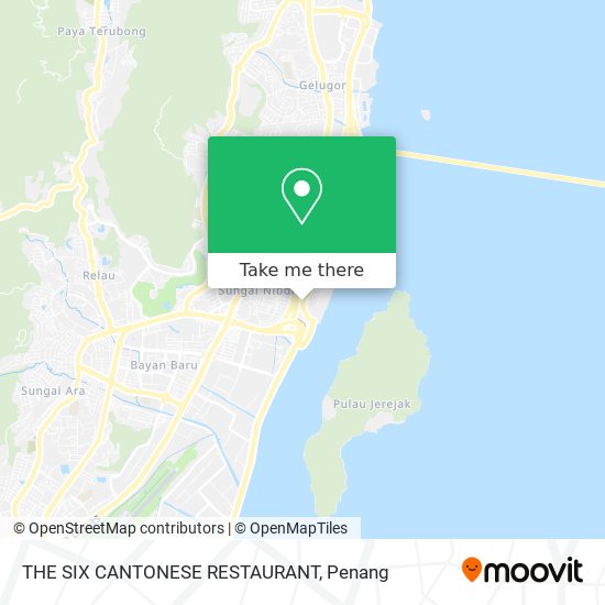 THE SIX CANTONESE RESTAURANT map