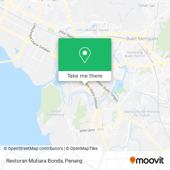 Restoran Mutiara Bonda map