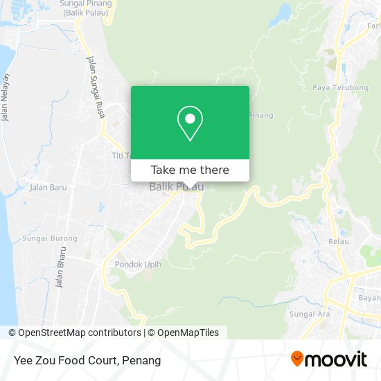 Yee Zou Food Court map