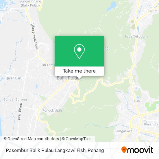 Pasembur Balik Pulau Langkawi Fish map