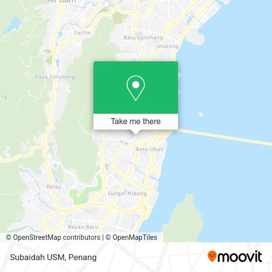 Peta Subaidah USM