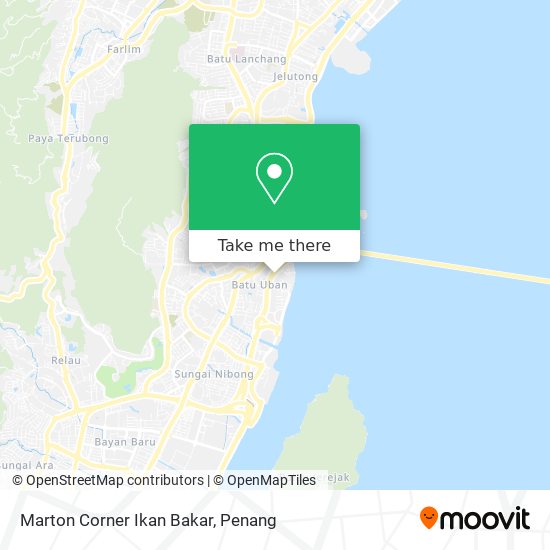 Marton Corner Ikan Bakar map