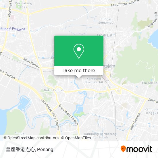 皇座香港点心 map