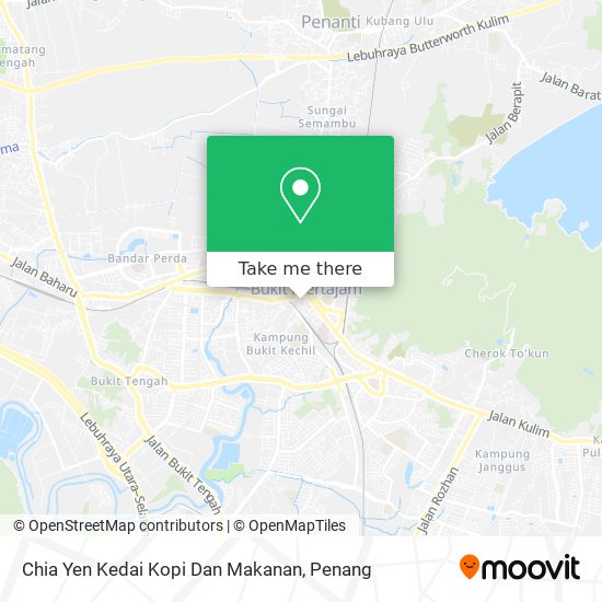 Peta Chia Yen Kedai Kopi Dan Makanan