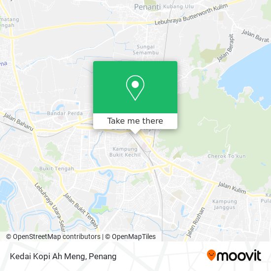 Peta Kedai Kopi Ah Meng