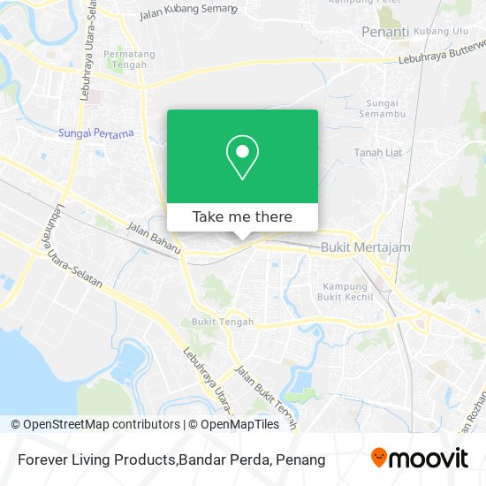 Forever Living Products,Bandar Perda map