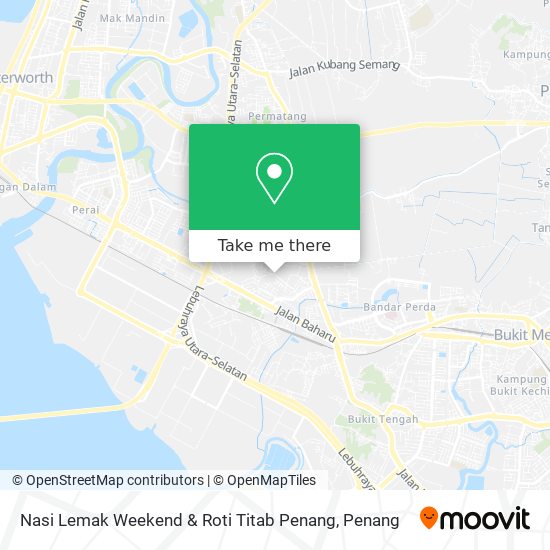 Nasi Lemak Weekend & Roti Titab Penang map