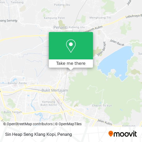 Sin Heap Seng Klang Kopi map