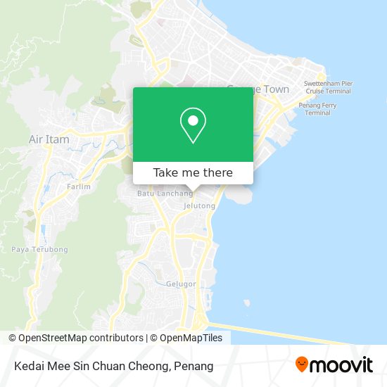 Peta Kedai Mee Sin Chuan Cheong