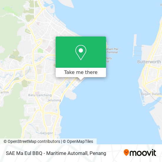 SAE Ma Eul BBQ - Maritime Automall map
