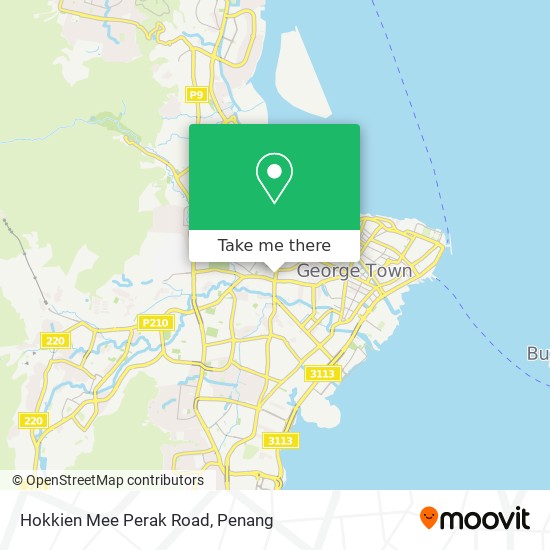 Peta Hokkien Mee Perak Road