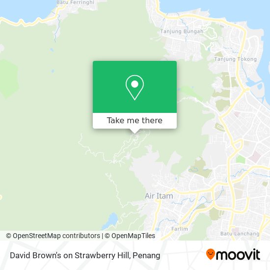 David Brown's on Strawberry Hill map