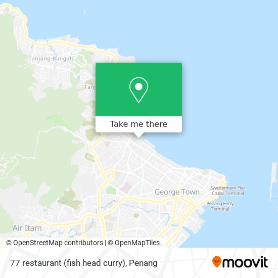 77 restaurant (fish head curry) map