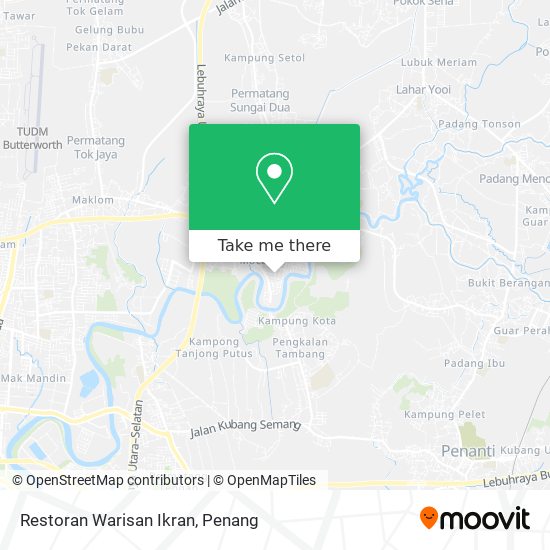 Peta Restoran Warisan Ikran