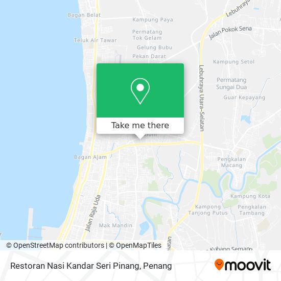 Restoran Nasi Kandar Seri Pinang map