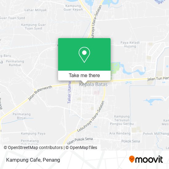 Kampung Cafe map