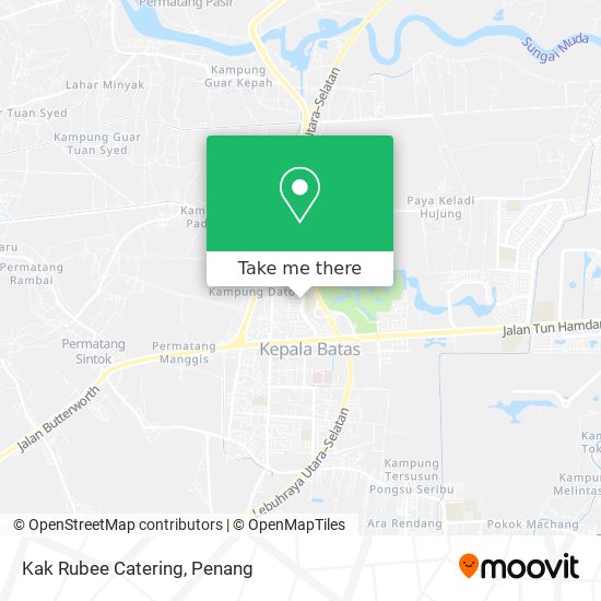 Kak Rubee Catering map