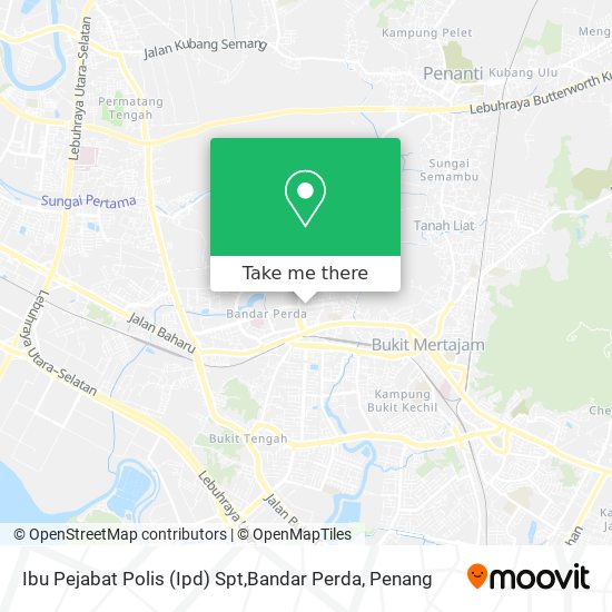 Ibu Pejabat Polis (Ipd) Spt,Bandar Perda map