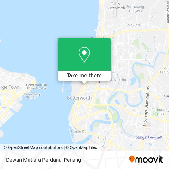 Dewan Mutiara Perdana map