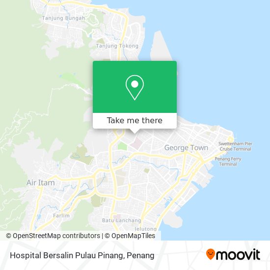 Hospital Bersalin Pulau Pinang map