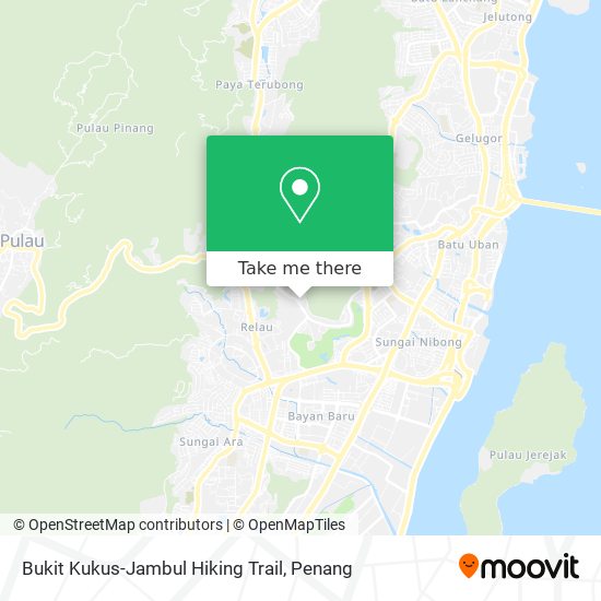 Peta Bukit Kukus-Jambul Hiking Trail
