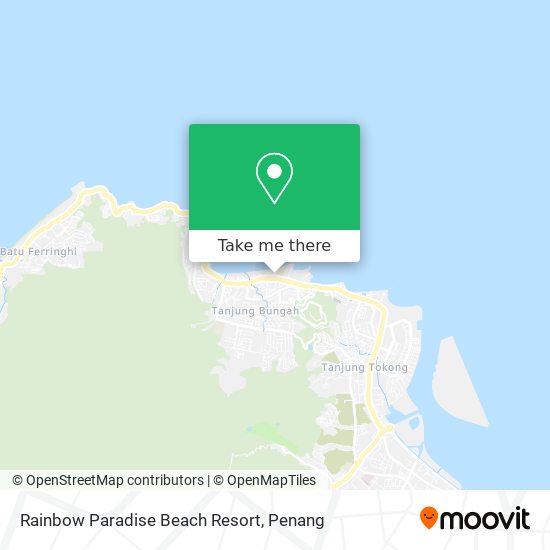 Rainbow Paradise Beach Resort map