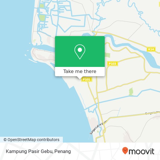 Kampung Pasir Gebu map